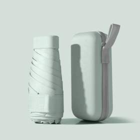 Umbrella With Storage Case (Color: Light BLue)